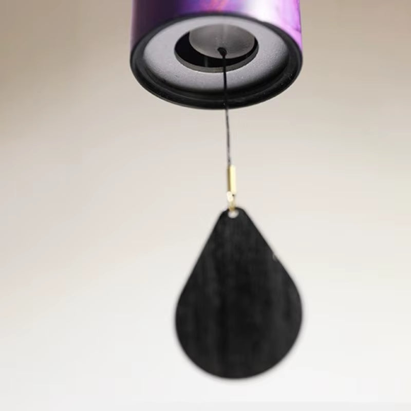פעמוני רוח למדיטציה מכוונים — עבודת יד ממתכת ועץ – תמונה 6