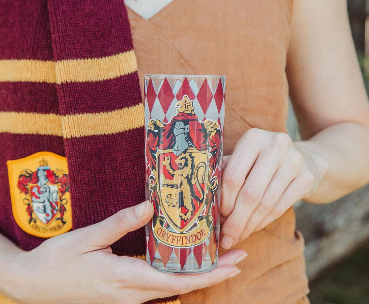 Harry Potter Hogwarts House Crests 4-Pack Tumbler Set, 10-Ounces