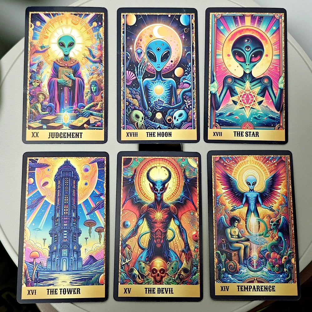 Alien Tarot – 78-Card Rider-Waite Style Deck – view 3
