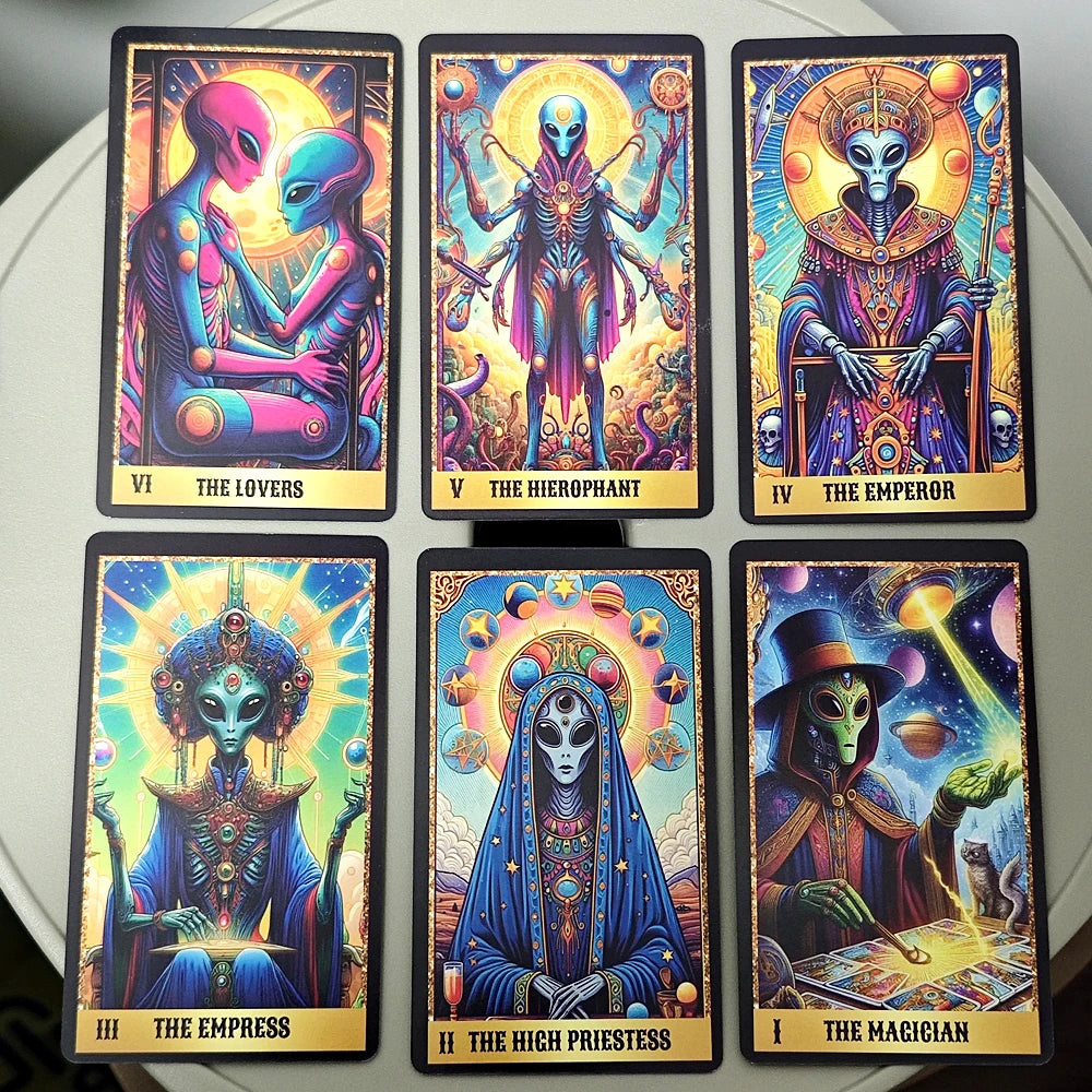Alien Tarot – 78-Card Rider-Waite Style Deck – view 4