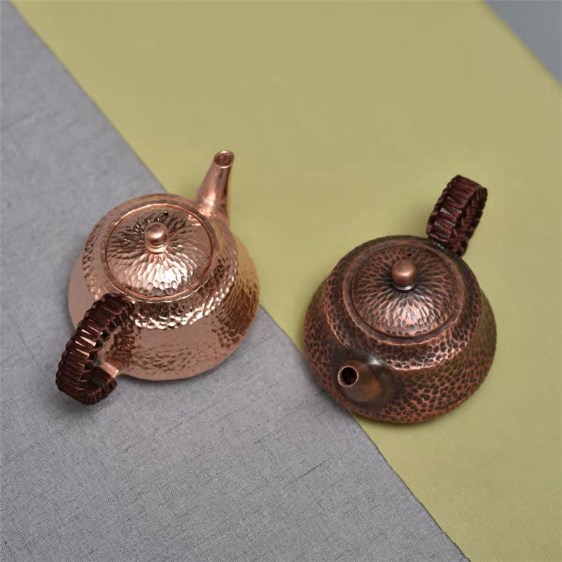 Handmade Pure Copper Teapot – Kung Fu Tea Ceremony – view 4