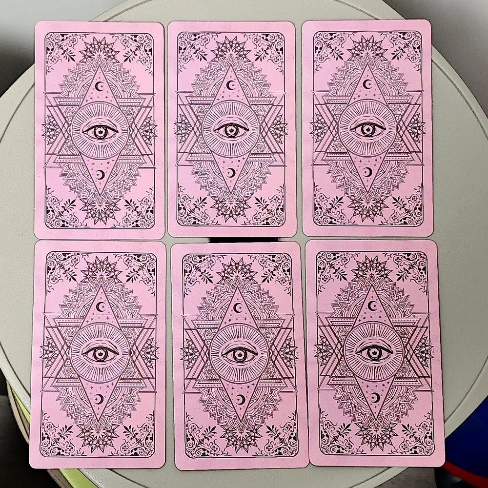 Pink Learning Tarot – 78 Cards with Keywords for Beginners – view 6