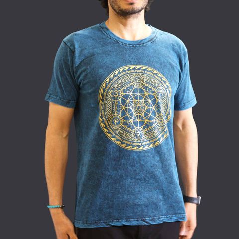 Stone Washed T-Shirt Chakra