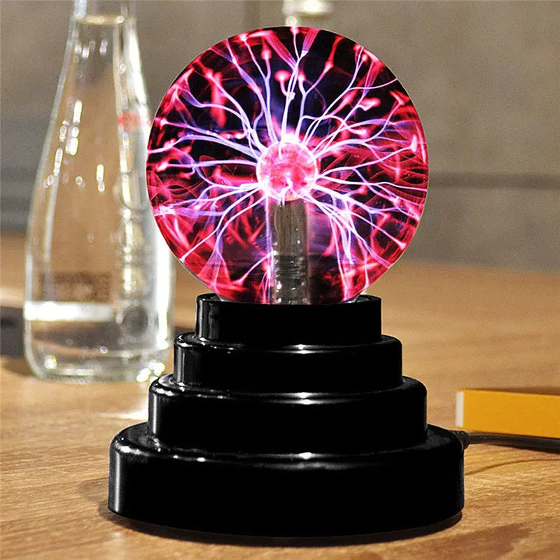 Magic Plasma Ball Lamp Touch Glass LED Night Light Atmosphere Lights Christmas Party Bedroom Decor Kids Birthday Gift Toy