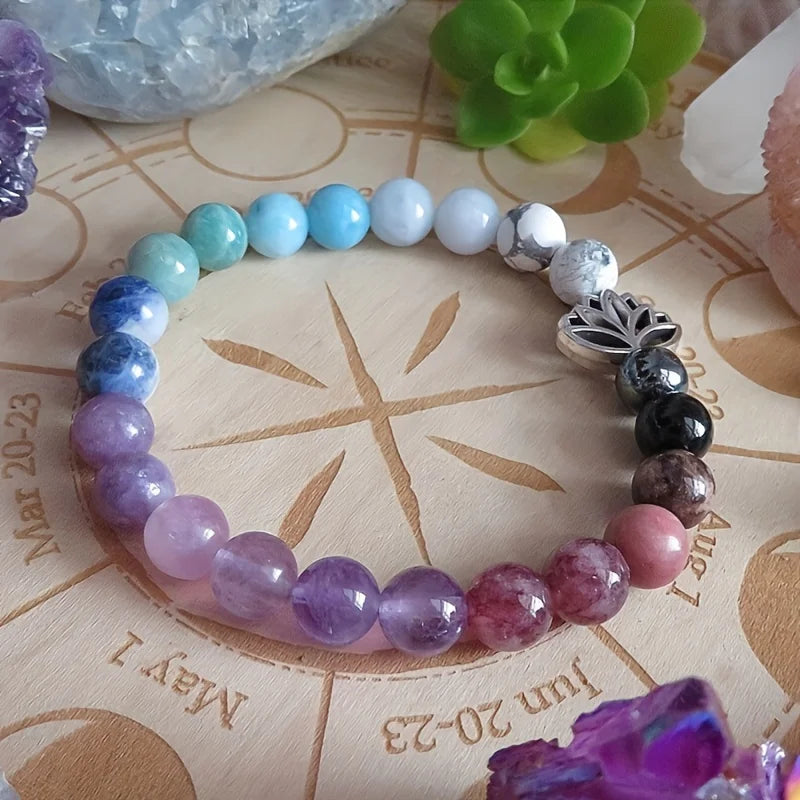 Anxiety Relief Affirmation Bracelet – Healing & Self-Love