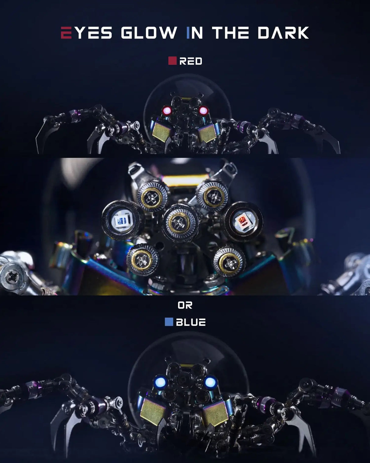 Cyberpunk Plasma Ball Spider 3D Metal Puzzle DIY Steampunk Model Kit with Plasma Lamp Unique Gift for Adults & Collectors