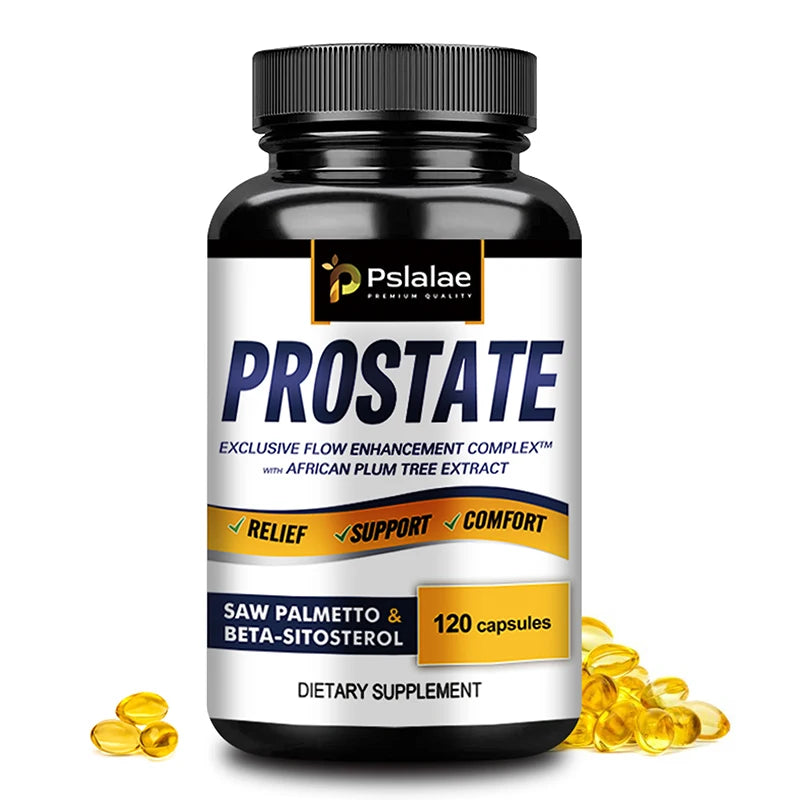 Prostate Support with Saw Palmetto – 120 Capsules Advanced Bladder Control & Nighttime Relief