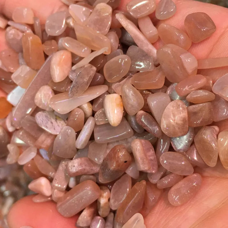 Natural Stone Gravel Beads – Mixed Colors 3-9mm (20g/50g/100g)