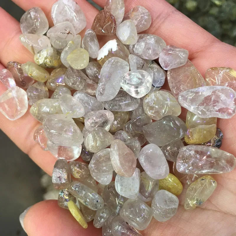 Natural Stone Gravel Beads – Mixed Colors 3-9mm (20g/50g/100g)