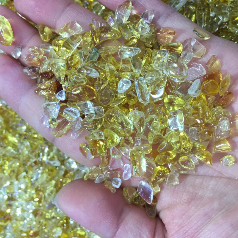 Natural Stone Gravel Beads – Mixed Colors 3-9mm (20g/50g/100g)