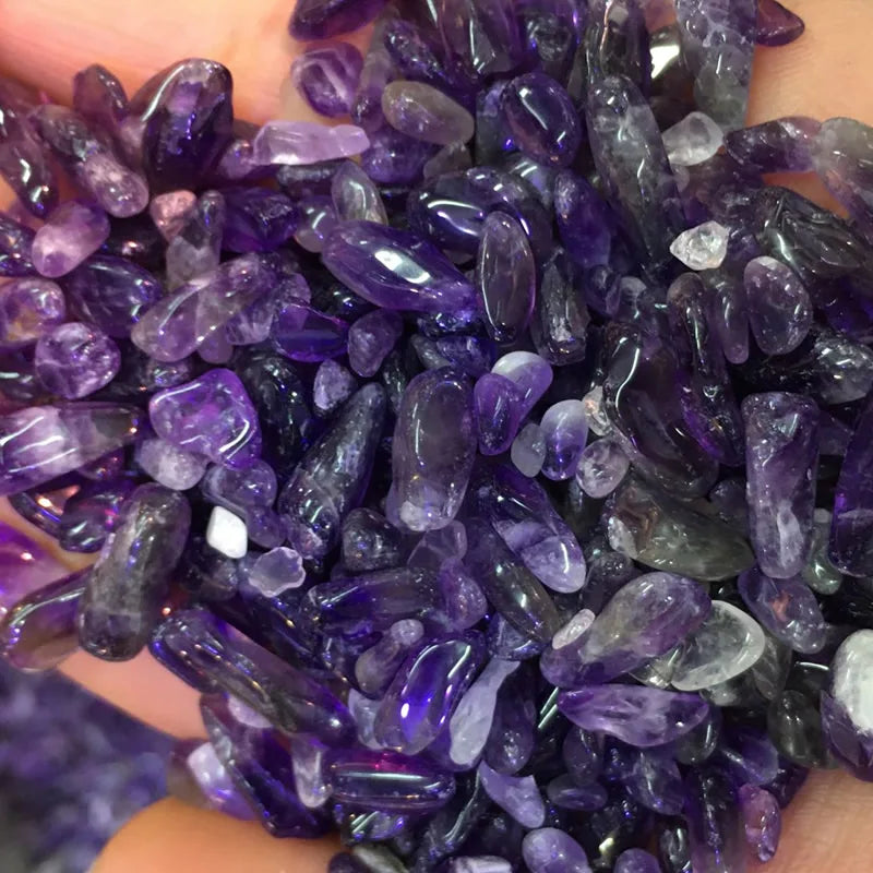 Natural Stone Gravel Beads – Mixed Colors 3-9mm (20g/50g/100g)