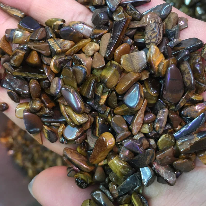 Natural Stone Gravel Beads – Mixed Colors 3-9mm (20g/50g/100g)