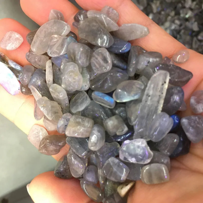 Natural Stone Gravel Beads – Mixed Colors 3-9mm (20g/50g/100g)