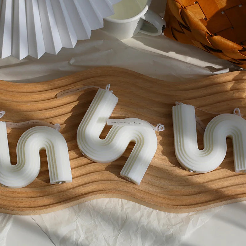 Geometric Scented Candle – Stylish Aromatic Candle for Home Décor or Gift