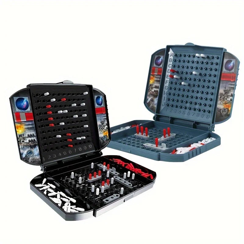 Two Player Black Battleship Naval Battle Board Game