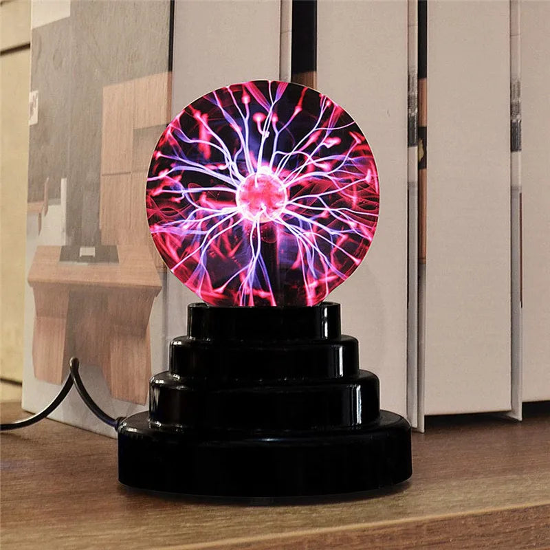 Magic Plasma Ball Lamp Touch Glass LED Night Light Atmosphere Lights Christmas Party Bedroom Decor Kids Birthday Gift Toy