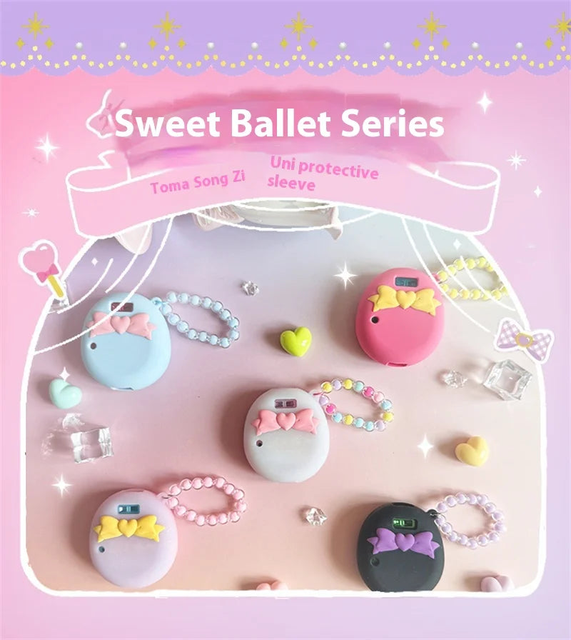 New Bow Tie Tamagotchi Uni Case – Soft Drop Protection for Your Digital Pet