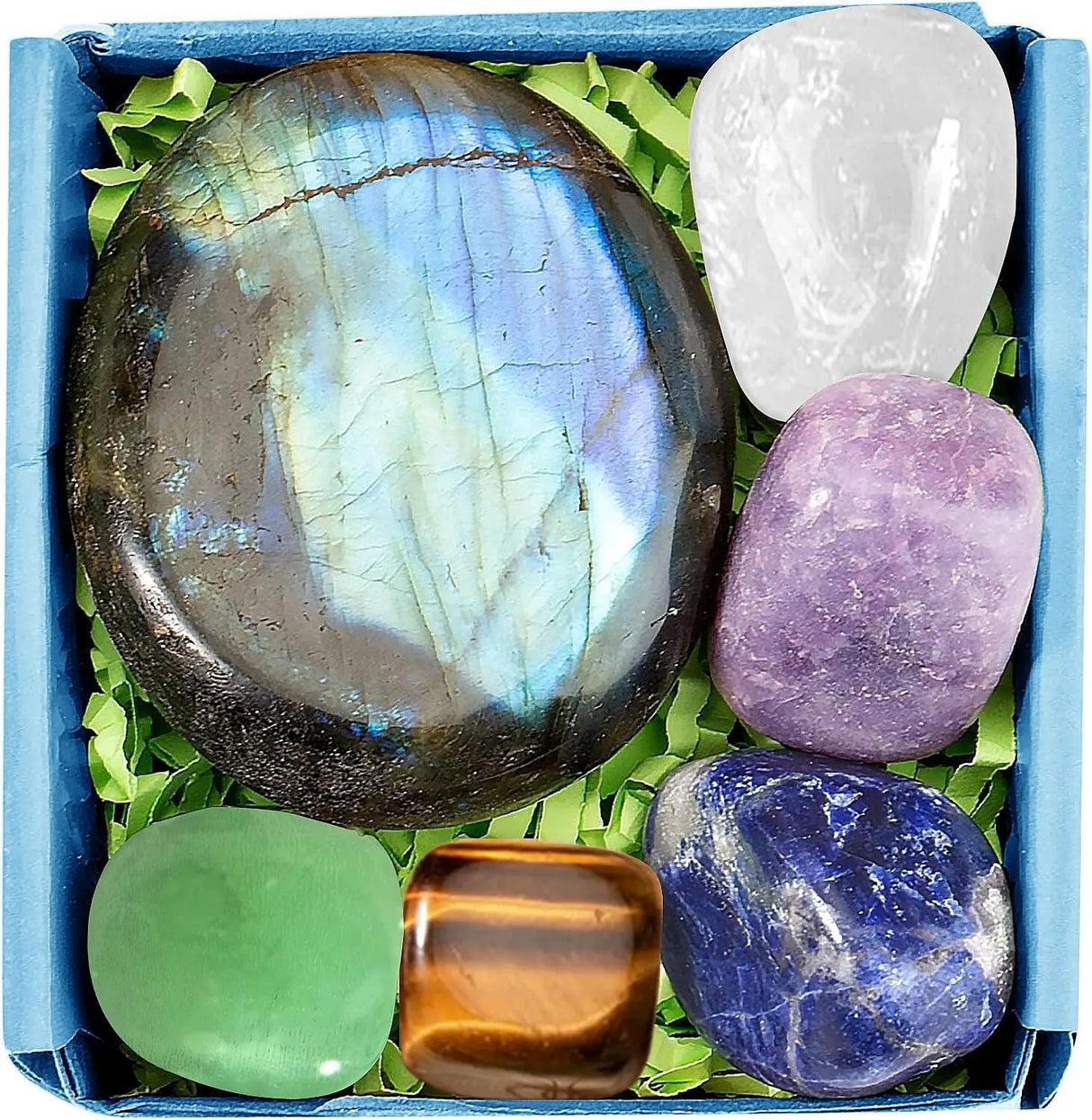 Spiritual Crystals Gift Set – Financial Abundance Collection