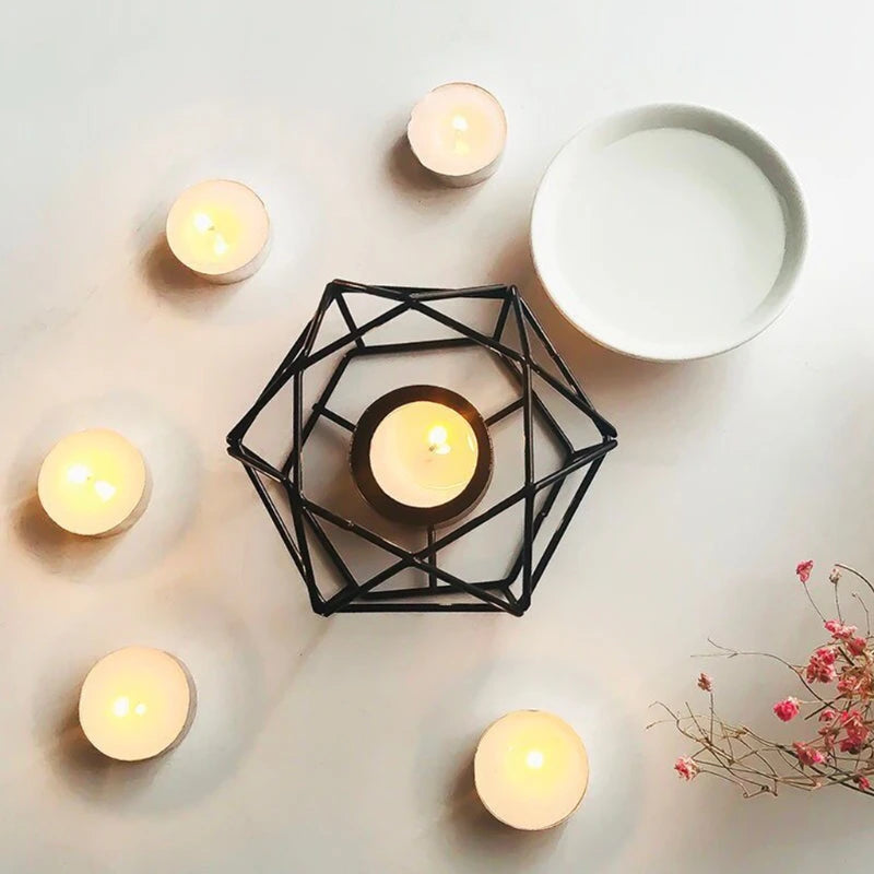 Geometric Oil Burner – Aromatic Wax Melt Burner for Essential Oils