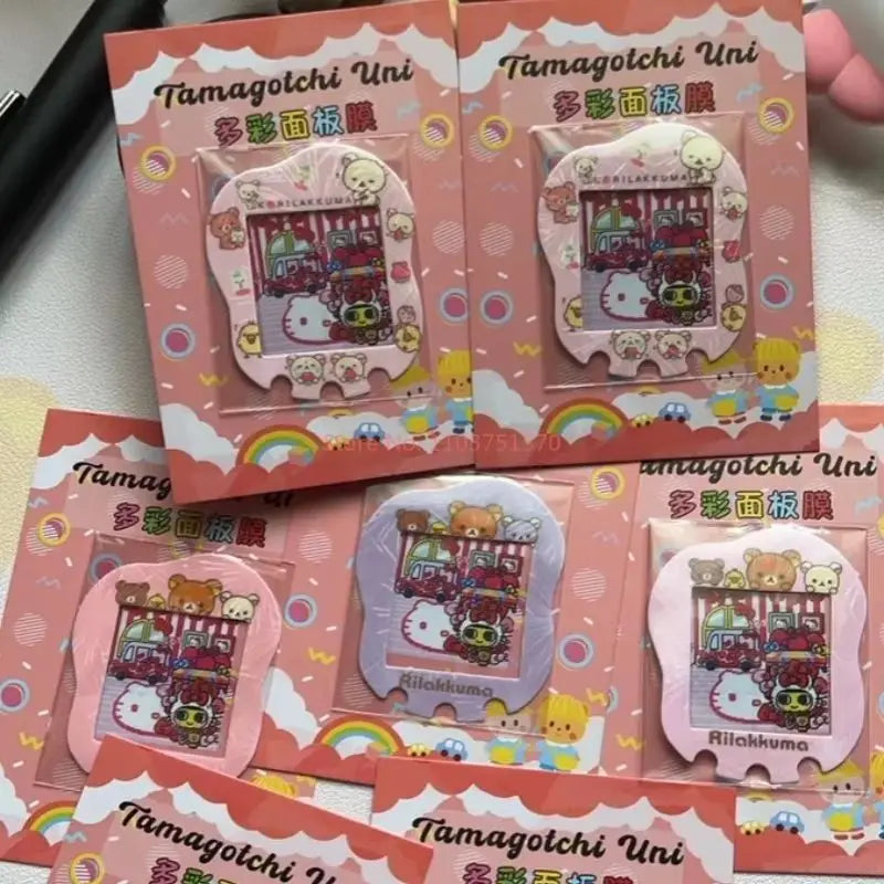 Sanrio Tamagotchi Uni Faceplate – Kawaii Silicone Protective Sticker for Tamagotchi Devices
