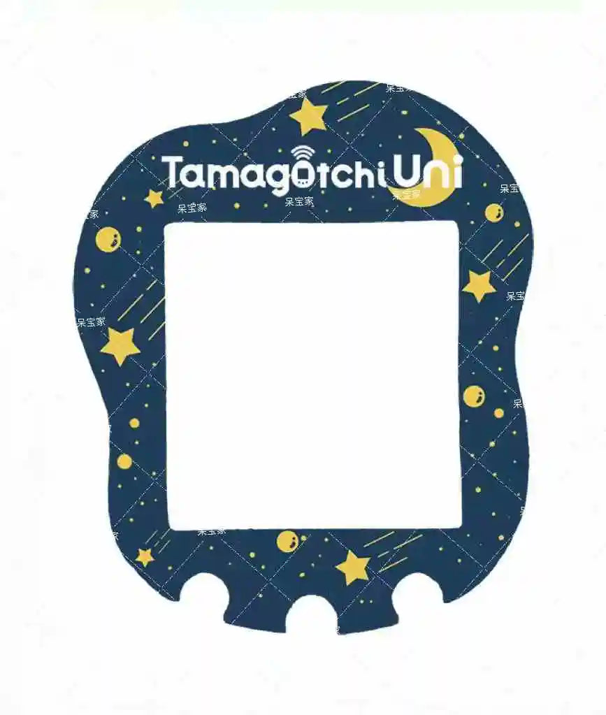 Sanrio Tamagotchi Uni Faceplate – Kawaii Silicone Protective Sticker for Tamagotchi Devices