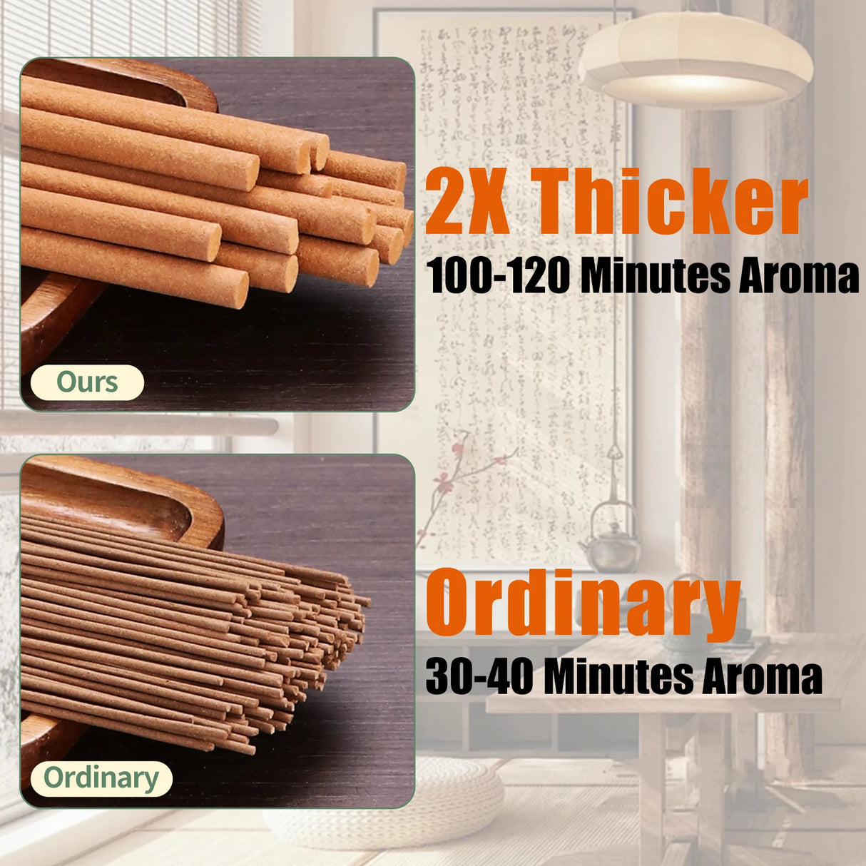 Handmade Incense Stick Set – Long-Lasting Aromas for Deep Relaxation