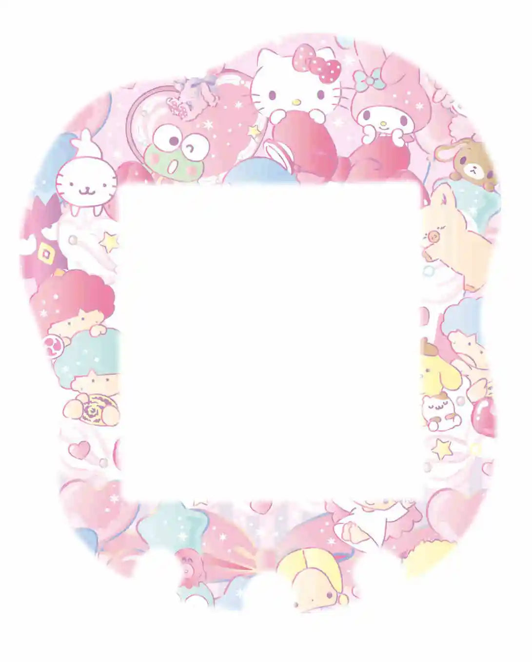 Sanrio Tamagotchi Uni Faceplate – Kawaii Silicone Protective Sticker for Tamagotchi Devices