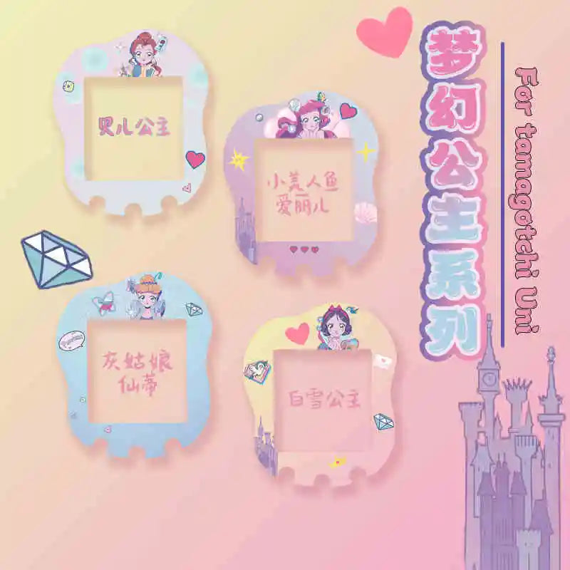 Sanrio Tamagotchi Uni Faceplate – Kawaii Silicone Protective Sticker for Tamagotchi Devices