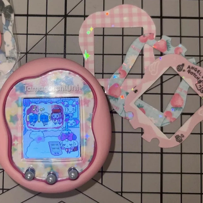 Sanrio Tamagotchi Uni Faceplate – Kawaii Silicone Protective Sticker for Tamagotchi Devices