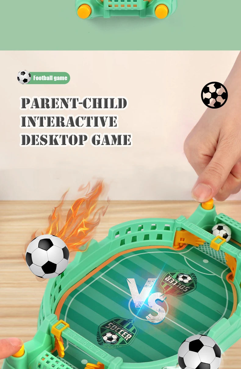 Football Table Mini Tabletop Interactive Game, Soccer Tabletops Competition Sports Games Desktop Catapult Toys for Family Game