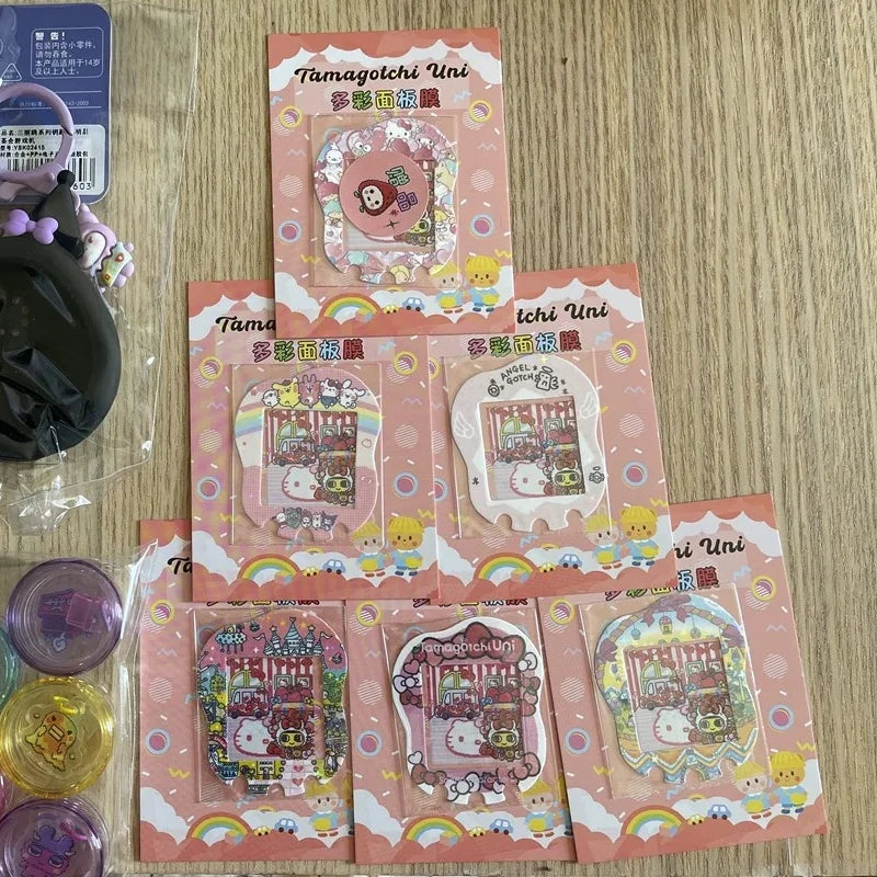 Sanrio Tamagotchi Uni Faceplate – Kawaii Silicone Protective Sticker for Tamagotchi Devices