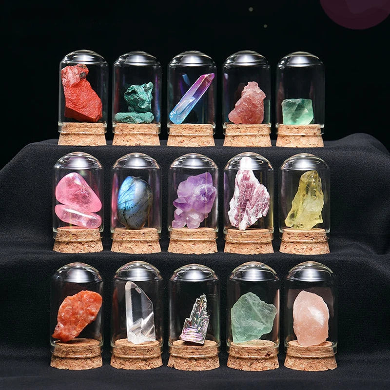 Natural Crystal Mineral Specimen – Raw Stone Ornament