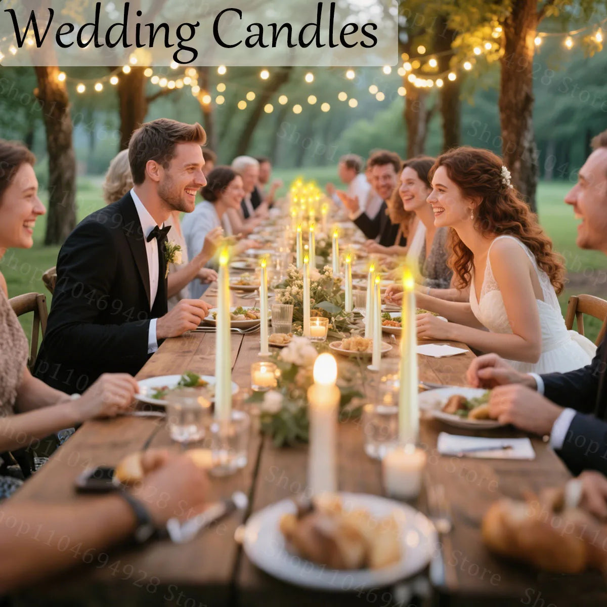 Flameless 3D Cone Candles – Warm Yellow Glow | Battery Operated, Realistic Flame