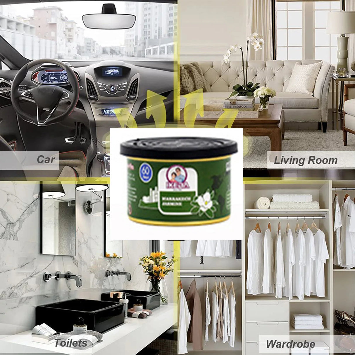 Organic Can Air Freshener – 12 Scents Available