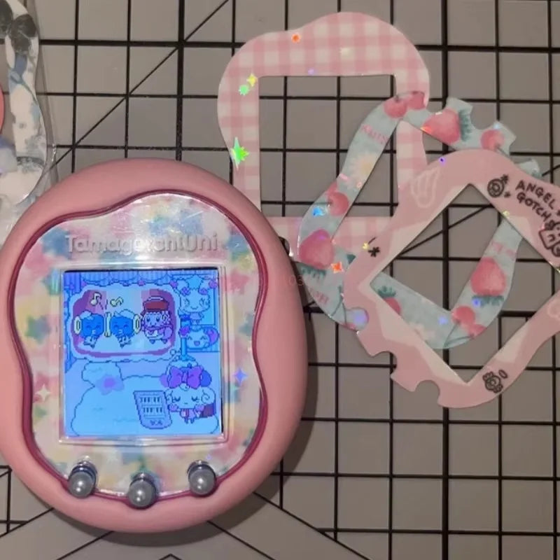 Sanrio Tamagotchi Uni Faceplate – Kawaii Silicone Protective Sticker for Tamagotchi Devices