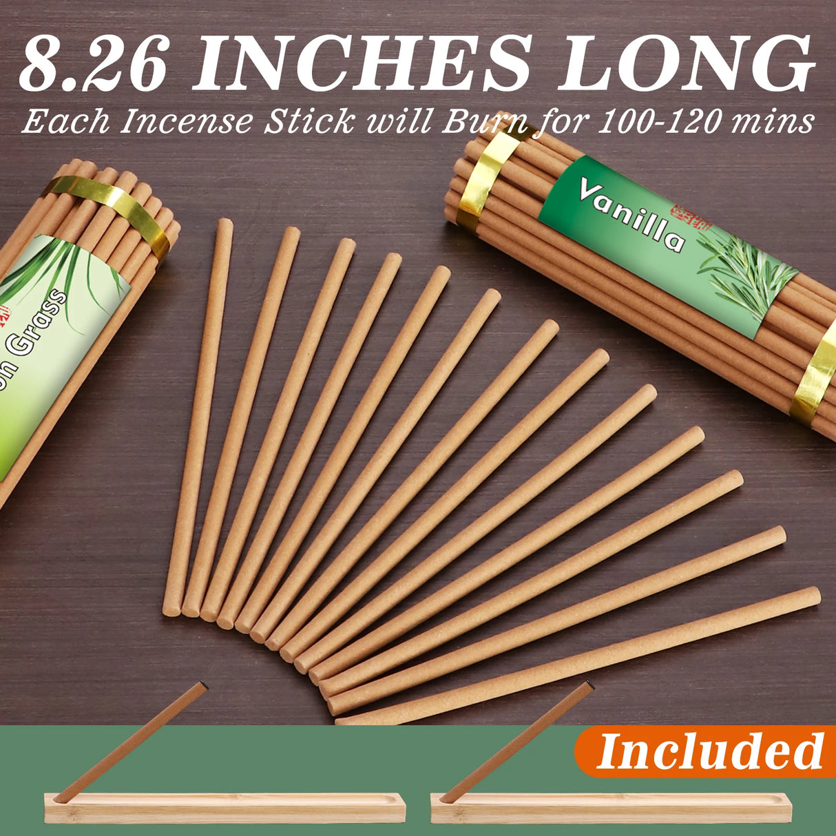 Handmade Incense Stick Set – Long-Lasting Aromas for Deep Relaxation