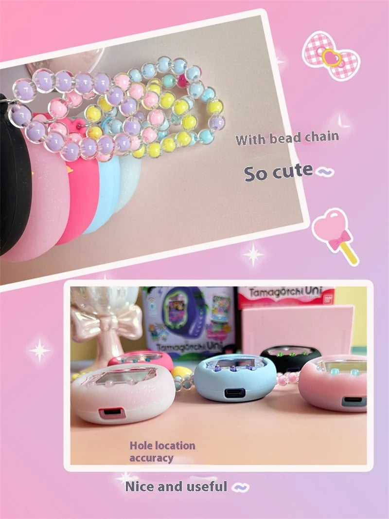 New Bow Tie Tamagotchi Uni Case – Soft Drop Protection for Your Digital Pet