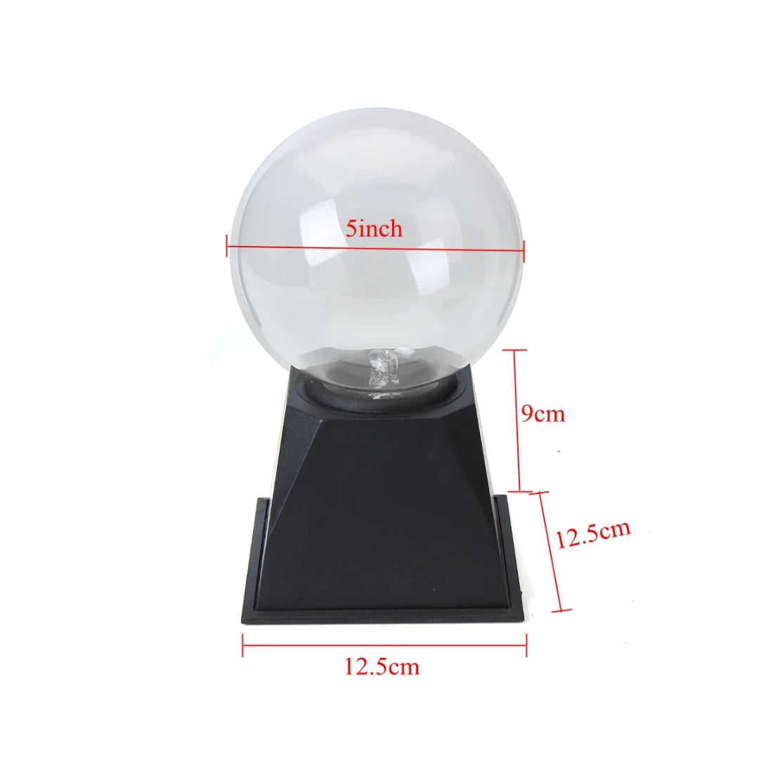 4/5/6/8" Magic Plasma Ball Lightning Crystal Globe Touch Nebula Light Sphere