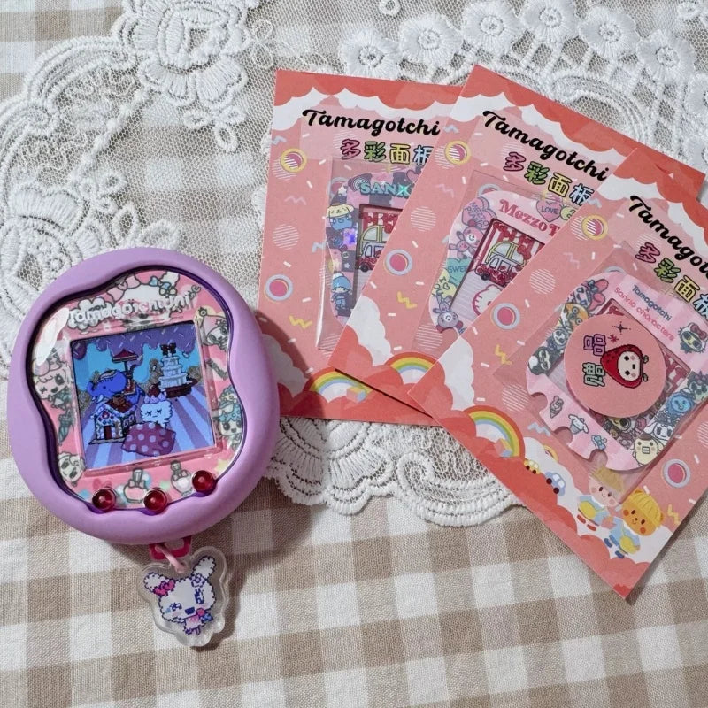 Sanrio Tamagotchi Uni Faceplate – Kawaii Silicone Protective Sticker for Tamagotchi Devices