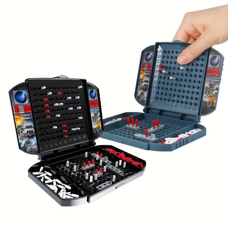 Two Player Black Battleship Naval Battle Board Game