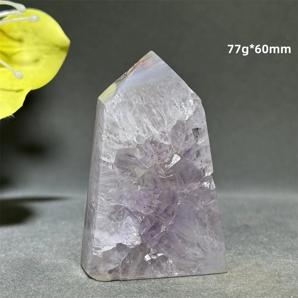 Natural Agate Crystal Cave Quartz Tower