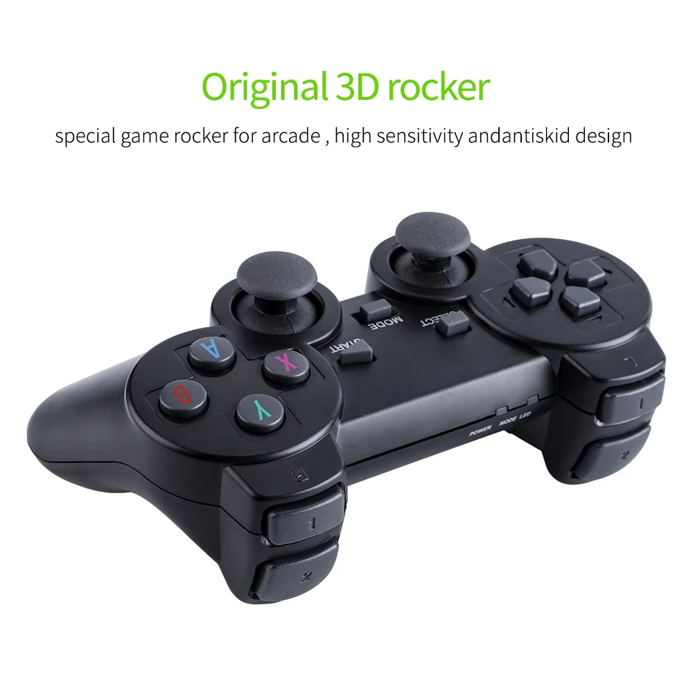 Video Game Console 2.4G Double Wireless Controller Game Stick 4K 20000 Games 64 32GB Retro Games for PS1/GBA Boy Christmas Gift