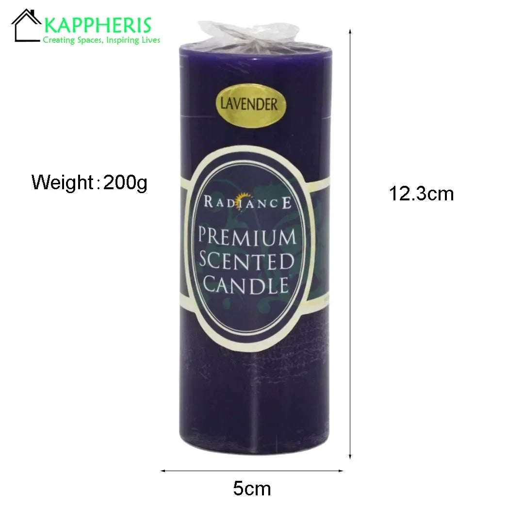 Flameless Pillar Candles – Black, Red & Yellow Scented Soy Wax Candles for Prayer, Church, or Home Aromatherapy