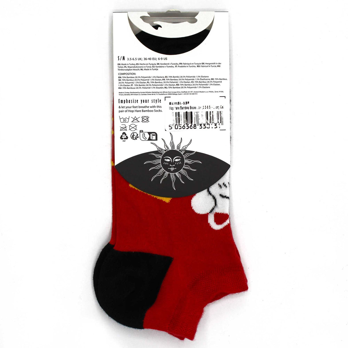 Hop Hare Bamboo Socks Low – Lucky Cat Design