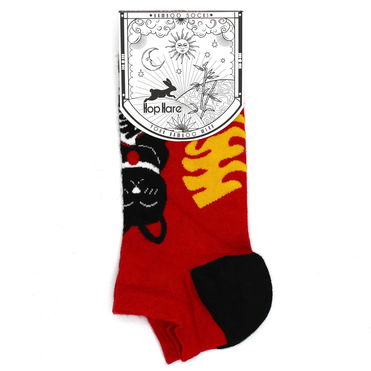 Hop Hare Bamboo Socks Low – Lucky Cat Design