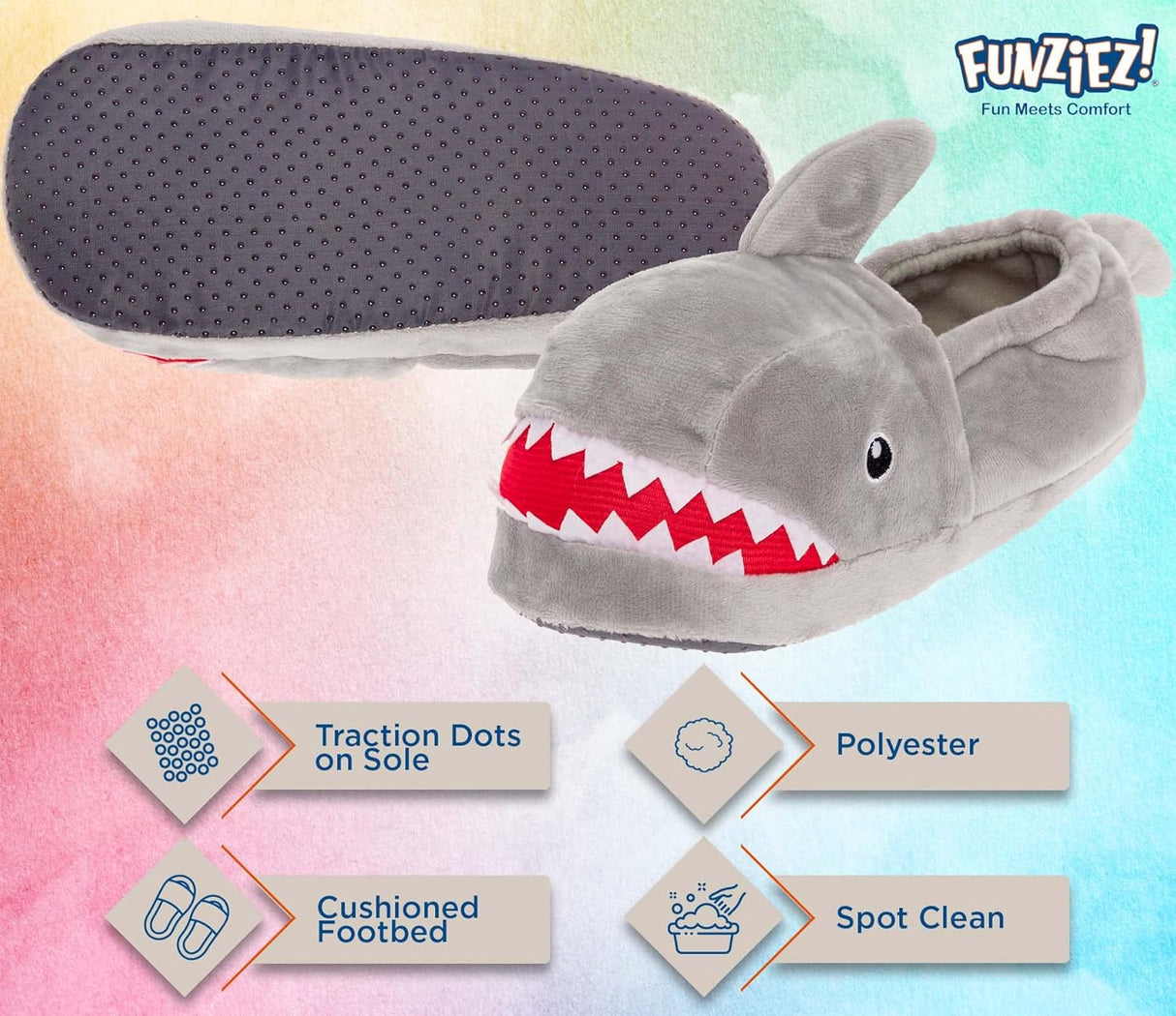 Funny Animal Slippers for Women & Men, House Shoes, Turtle, Flamingo, Bunny, Shark, Cozy Furry Slippers