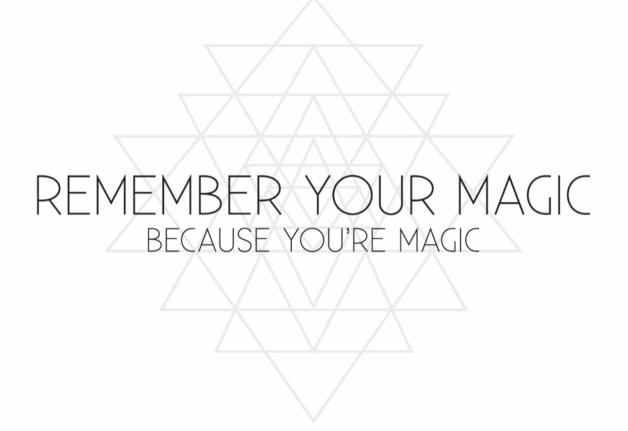 Remember your own magic - המכשף השכונתי 