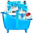 Father'S Day Gifts for Women & Men Bath & Body Gift Set, Bath Basket Spa Kit Gifts for Her Him Birthday Gift, Self-Care Home Spa Kit, 8Pcs Christmas Gift for Women Ocean Vanilla, Spa Gift Baskets