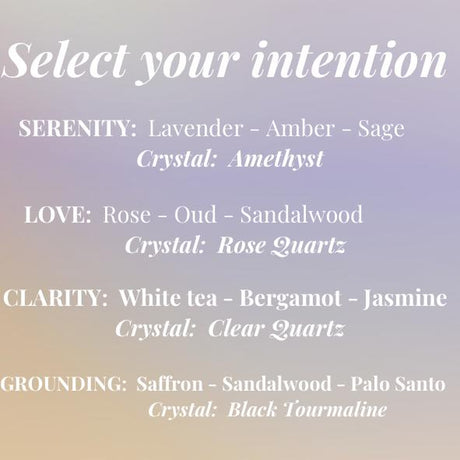 Crystal Intention Candles | Healing Crystal Candles | Manifestation Candles | Aromatherapy Soy Candles | Crystal Infused Candles | Crystals