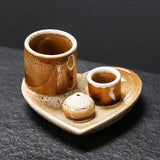 5-in-1 Ceramic Incense & Candle Holder – with Ash Catcher Tray – view 8